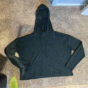 Girlfriend Collective Reset Cropped Hoodie (XS) Moss